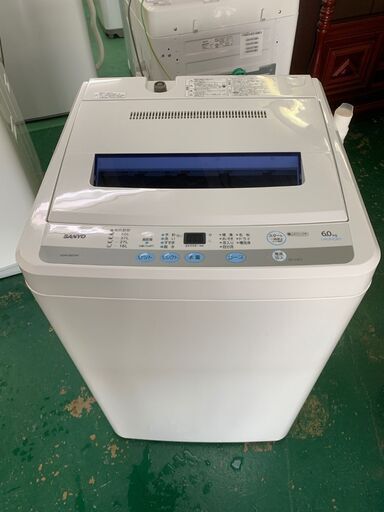 ★SANYO★洗濯機 ASW-60D 6kg 2011年 動作OK サンヨー 三洋 生活家電