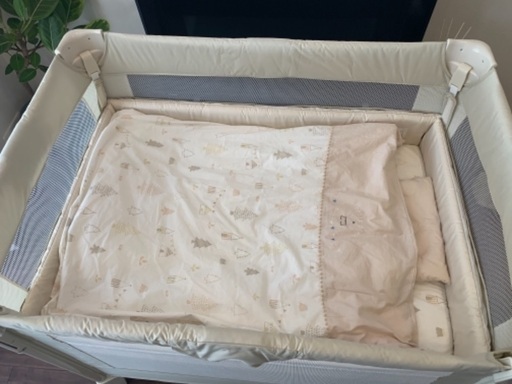 美品】西川ベビー布団付き！Aprica ココネルエアーミルク