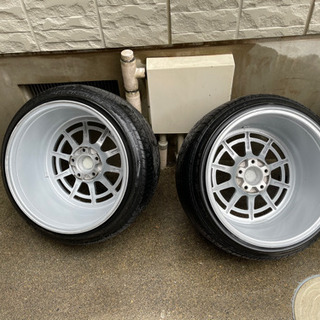 aodhan 18インチ　10.5j 4本タイヤ付きセット