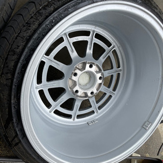aodhan 18インチ　10.5j 4本タイヤ付きセット