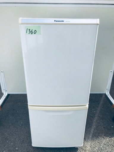 1360番 Panasonic ✨ノンフロン冷凍冷蔵庫✨NR-B145W-W‼️