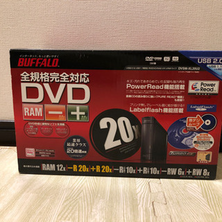 BUFFALO DVSM-XL20U2 外付DVDドライブ