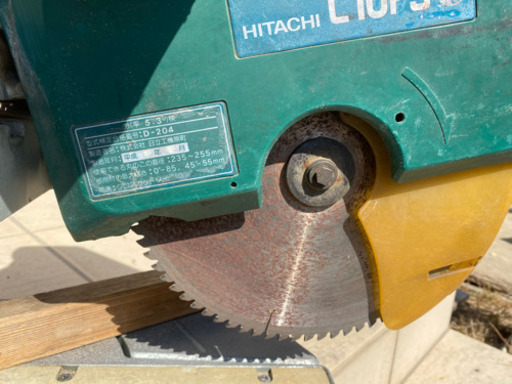○HITACHI 日立工機 C10FS 255mm 卓上スライド丸のこ○