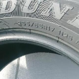 265/65R17 4本セット GUN125ハイラックス新車外しタイヤ メーター読み 