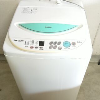 SANYO 全自動電気洗濯機 6.0㎏ 