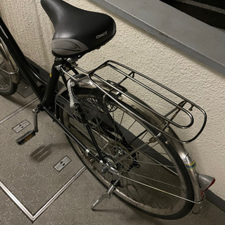 自転車 27インチ BAAマーク 6段変速 ノーパンクタイヤ オートライト チャクル