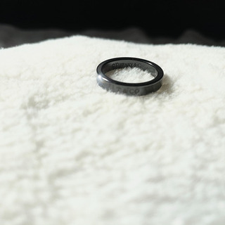 TIFFANY&Co. ティファニー チタンリング ナローリング ブラック 1837リング