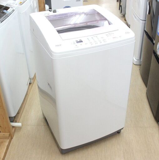 【冷蔵庫・洗濯機同時購入で1割引】AQUA☆8.0㎏全自動洗濯機☆AQW-VW800F☆2017年製☆動作確認済み☆アクア☆G080