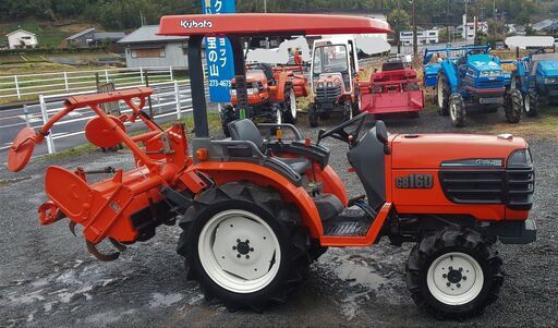 鹿児島発 クボタ16馬力トラクターGB160 約186時間 パワステ モンロー