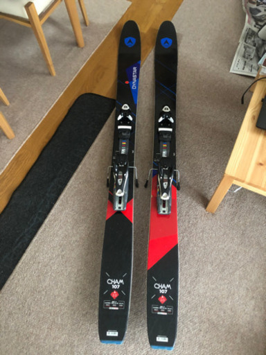 スキー板DynastarCham107 174cm +LOOK SPX12 良品 25 VOLKL フォルクル RACETIGER SC WHITE + vMOTION 12 GW
