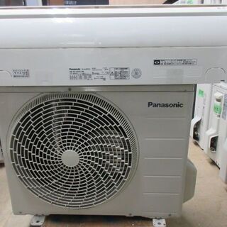 K02155 パナソニック 中古エアコン 主に6畳用 冷2.2kw／暖2.2kw
