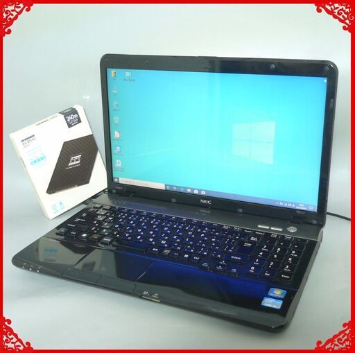 送料無料 新品SSD240GB 1台限定 ノートパソコン 中古良品 15.6型 NEC LS550FS1BB 第2世代Core i5 8GB Blu-ray 無線 Win10 テンキー Office