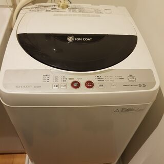 無料のシャープ洗濯機！