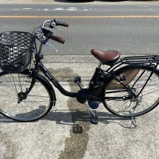 パナソニック電動アシスト自転車 。バッテリー 、充電器付