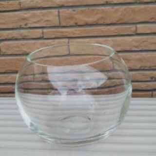 【ネット決済】ガラスの金魚鉢