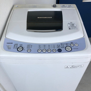 【ネット決済・配送可】TOSHIBA全自動洗濯機　7kg