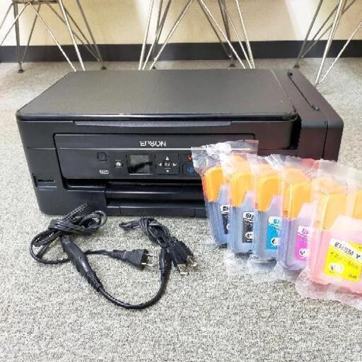 【動作品】EPSON EP-M570T エコタンク搭載/新品インク5本、電源、USBケーブル