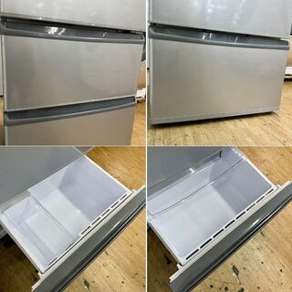 美品【 AQUA 】アクア 272L 3ドア ノンフロン冷凍冷蔵庫フレッシュ