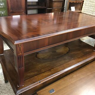 愛品館八千代店】東海家具 センターテーブル 象嵌【愛八TB