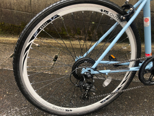 【クロスバイク】ほぼ新品❗️700x32c 6段変速　若林自転車　膳所店　SALE中❗️値段交渉OK❗️