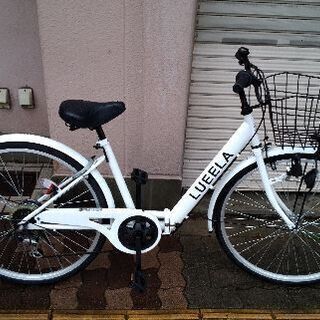 折りたたみ自転車 美品☆[21Technology]LUEELA(ルエラ)26吋 折り畳み 