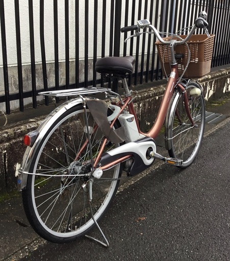 ＜動作＞パナソニック・アルフィット・Vivi 電動アシスト自転車26インチ・ブラウン 動作＞パナソニック・アルフィット・Vivi 電動アシスト自転車26インチ