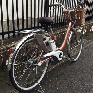 ＜動作＞パナソニック・アルフィット・Vivi 電動アシスト自転車26インチ・ブラウン