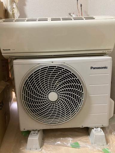 C 2015年製 パナソニック Panasonic ルームエアコン CS-225CF-W インバーター冷暖房除湿タイプ 主に6畳用 エアコン クーラー 冷房 暖房
