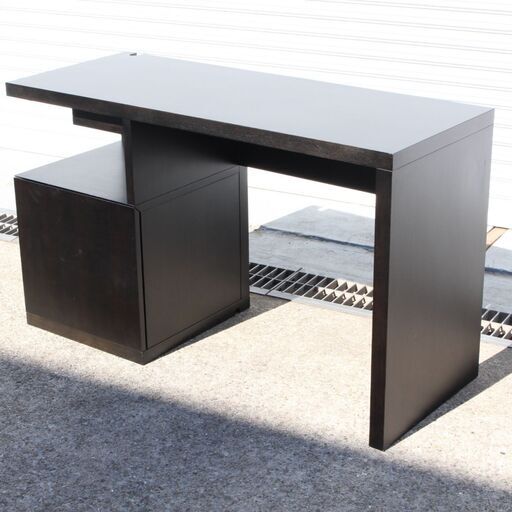 T459) ☆廃盤品☆ カッシーナ ロッジアデスク ダークブラウン モダン 参考13万 Cassina LOGGIA DESK 家具 机 デスク インテリア