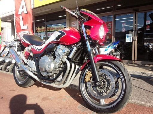 NO.3703　ＣＢ４００ＳＦＶ ＲＥＶＯ　ＦＩ車　ＶＴＥＣエンジン　ダイシンマフラー＆ビキニカウル付き　レッド＆ホワイト　☆彡
