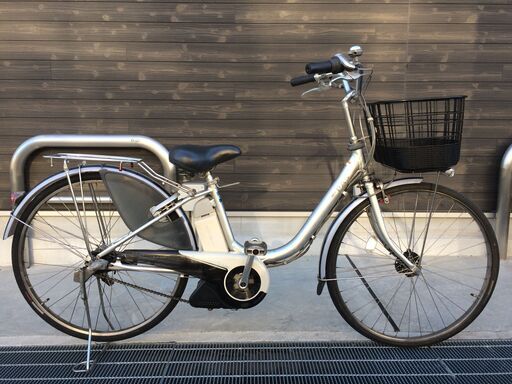 地域限定送料無料　ヤマハ　パス　新基準　子供乗せ　8,1　シルバー　ナチュラ　ビビ　神戸市　電動自転車