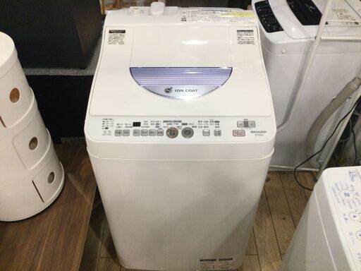 【安心6ヶ月保証付】縦型洗濯乾燥機 SHARP ES-TG55L-A 5.5kg 2012年製 ※排水ﾎｰｽ短いです 【トレファク桶川店】