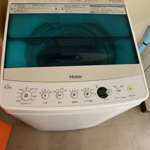 洗濯機 Haier JW-C45A(K)