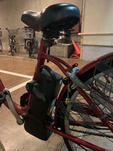 電動アシスト自転車 26型 変速なし レッド [ KAIHOU SUISUI スイスイ