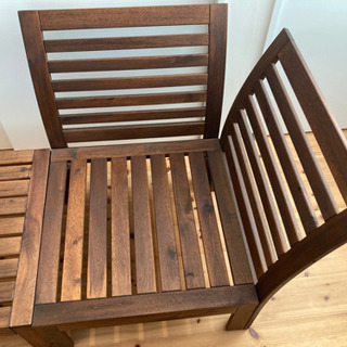 【IKEA】エップラロー 屋外用家具 3点セット