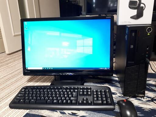 レノボThinkCentre M71e　モニターFHD WEBカメラ動作保証