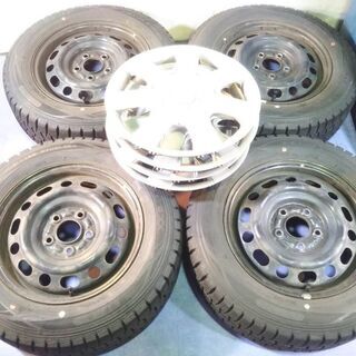 冬 アクセラ純正 2017年【富山】マツダ純正 ホイール 195/65R15 日本製 ダンロップ PREMACY プレマシー ATENZA アテンザ AXELA 中古4本