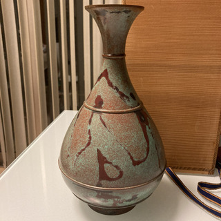 花瓶 一輪挿し　唐銅　伝統工芸　