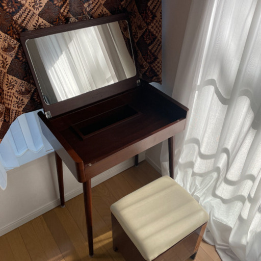 鏡台 ドレッサー レトロ風 化粧台 ドレッサー アンティーク ドレッサー