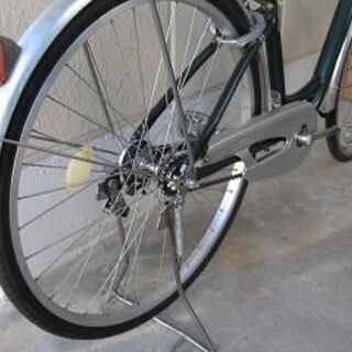 中古)２６インチ・アルミフレーム・LEDオートライト軽快車（シングル