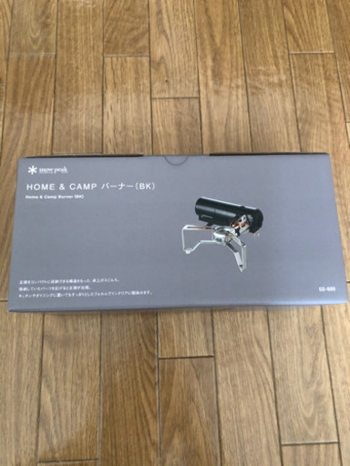 スノーピーク(snow peak) HOME\u0026CAMPバーナー ブラック GS-600BK 新品未使用品