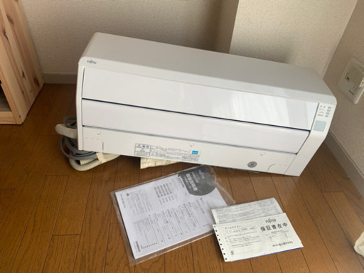 3月中旬までです♡ 取り外し済 FUJITSU エアコン nocria AS-C28J-W  2019年製 昨年5月購入 10畳用