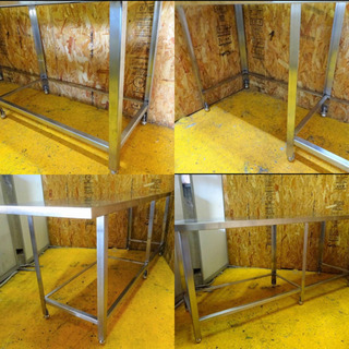 (219-015)業務用 ステンレス 作業台W1850D600H800 中古 厨房 調理台 飲食店 店舗 大阪府 219-015)業務用 ステンレス 作業台W1850D600H800 中古 厨房 調理台