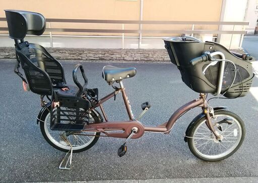 幼児２人同乗自転車シキシマ プチママンDXミニ20インチ