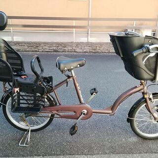 幼児２人同乗自転車シキシマ プチママンDXミニ20インチ