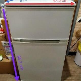 【受け渡し決定】ユーイング冷蔵庫88Lを譲ります！