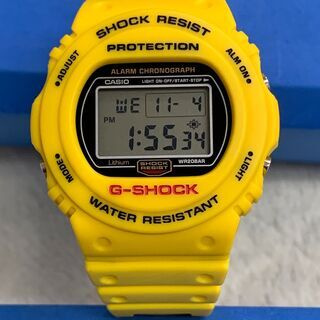 G-SHOCK DW-5700Y-9JF(黄色スティング・美品)...