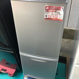 ☆中古 激安！！ Panasonic ノンフロン冷凍冷蔵庫 138L NR-B14AW-S形 