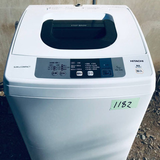 ①✨2018年製✨1182番 HITACHI✨日立全自動電気洗濯機✨NW-50B‼️
