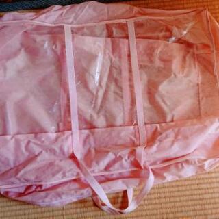 不織布のふとんケース　ピンク